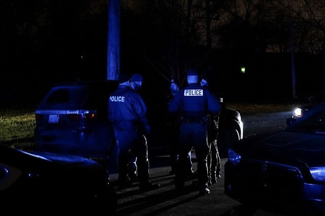 detroit police department along with other area police units setup a perimeter near the detroit impression company where the parents of school shooter ethan crumbley were found hiding and taken into police custody early saturday morning in detroit u s december 4 2021 photo reuters detroit police department along with other area police units setup a perimeter near the detroit impression company where the parents of school shooter ethan crumbley were found hiding and taken into police custody early saturday morning in detroit u s december 4 2021 photo reuters