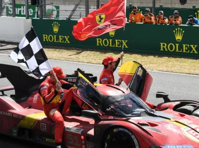 ferrari triumph at le mans on return after 50 years