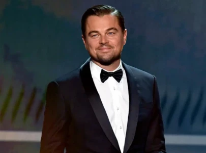 leonardo dicaprio celebrates 50th birthday with brad pitt jamie foxx and other hollywood elite