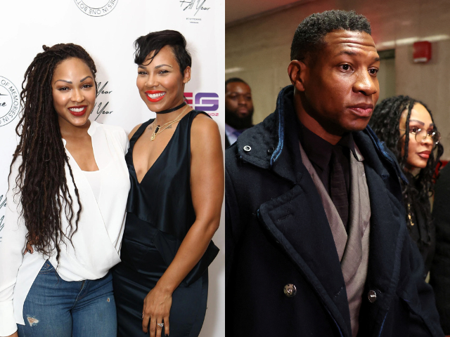 meagan good sister s la myia good expresses support for romance with jonathan majors meagan good sister s la myia good expresses support for romance with jonathan majors