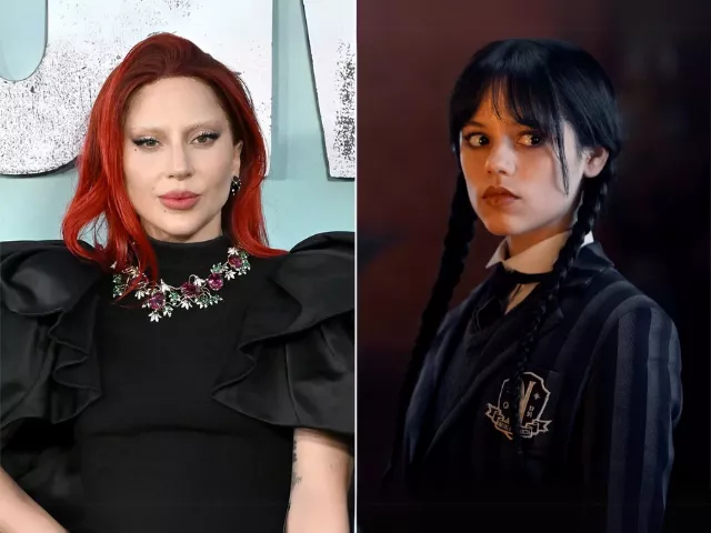 lady gaga jenna ortega in wednesday photo axelle bauer griffin filmmagic vlad cioplea netflix lady gaga jenna ortega in wednesday photo axelle bauer griffin filmmagic vlad cioplea netflix