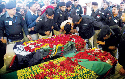 investigating the blast police believe there were three terrorists investigating the blast police believe there were three terrorists