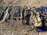 weapons ammunition and explosives were recovered from the slain terrorists photo ispr