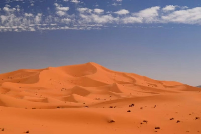 a view of the lala lallia star dune of the sahara desert in erg chebbi morocco photo reuters