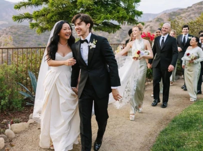 lana condor and anthony de la torre tie the knot in intimate malibu ceremony