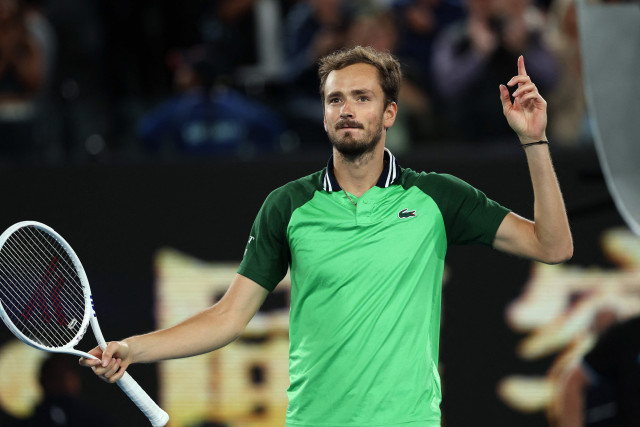 daniil medvedev gets ready to face jannik sinner photo afp daniil medvedev gets ready to face jannik sinner photo afp