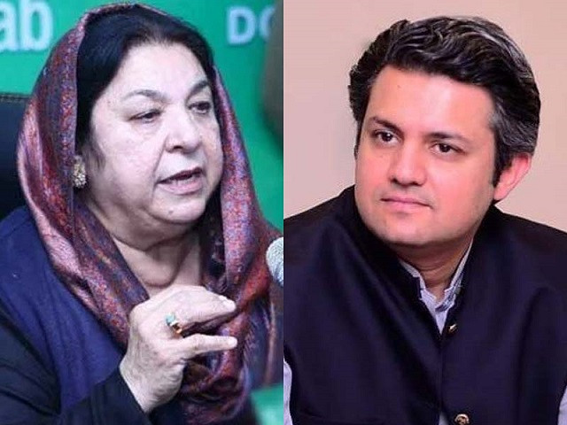 left to right dr yasmin rashid and hammad azhar