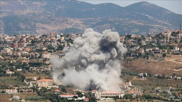 smoke rises after an israeli airstrike in southern lebanon photo anadolu agency smoke rises after an israeli airstrike in southern lebanon photo anadolu agency