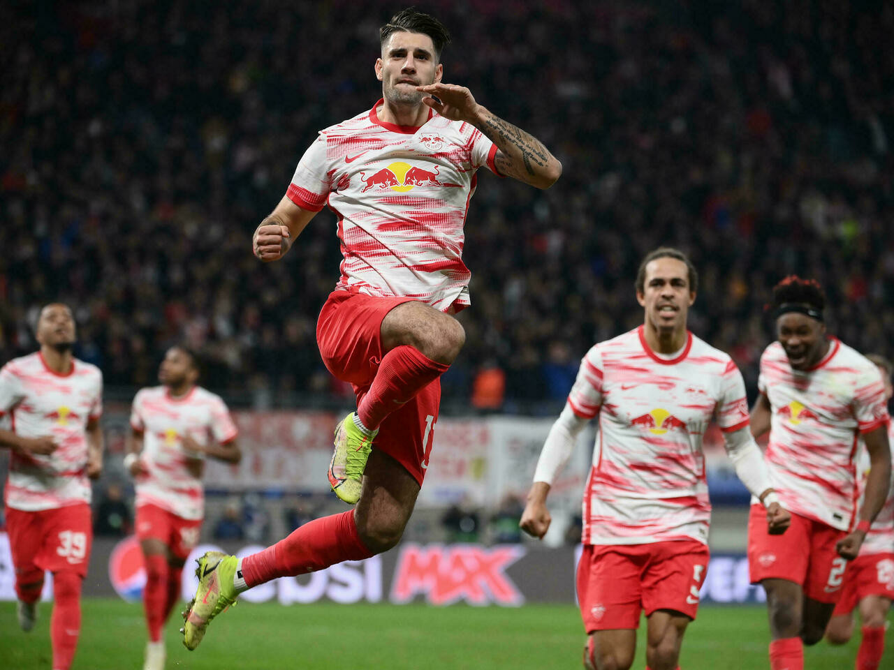 leipzig frustrate psg with last gasp equaliser