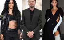 leonardo dicaprio spotted dancing with teyana taylor after dinner with girlfriend vittoria ceretti