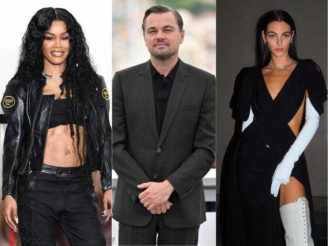 leonardo dicaprio spotted dancing with teyana taylor after dinner with girlfriend vittoria ceretti