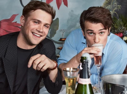 nicholas galitzine and leo woodall bond over shared audition experiences