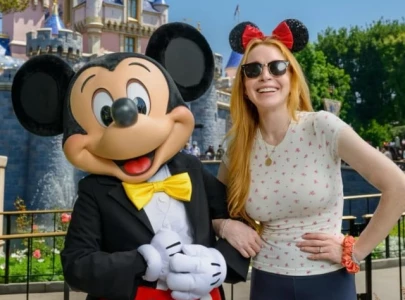 lindsay lohan enjoys disneyland break amid filming freaky friday 2