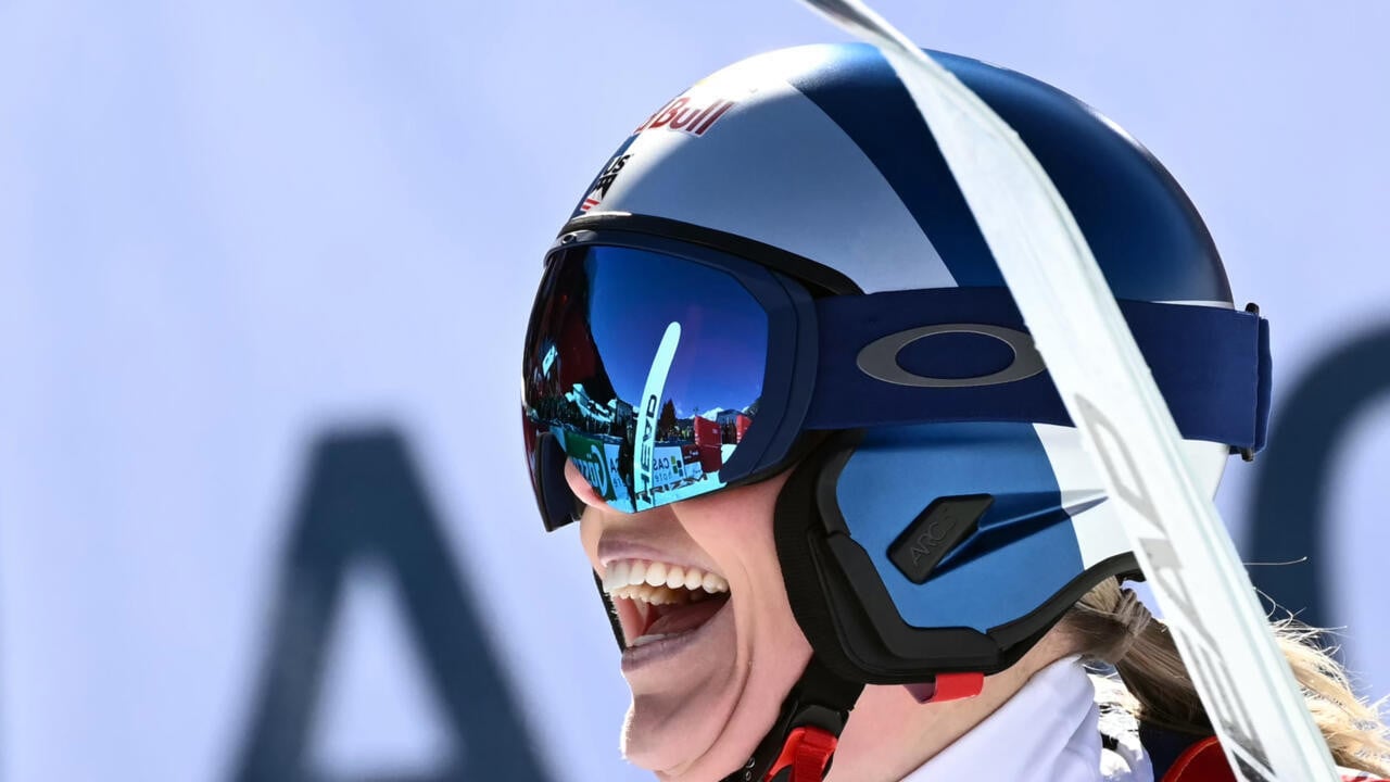 lindsey vonn thrilled with her sixth in the downhill at st anton austria photo afp