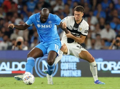 lukaku scores on debut as napoli stun parm in serie a