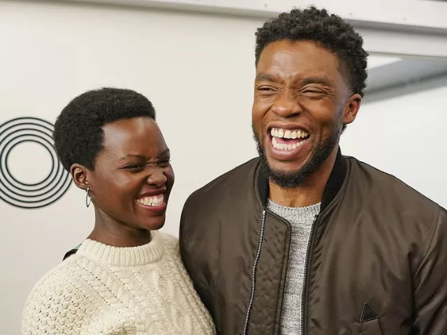 lupita nyong o honours chadwick boseman s memory four years on lupita nyong o honours chadwick boseman s memory four years on