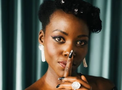 lupita nyong o shines at a quiet place day one premiere in sequined ensemble lupita nyong o shines at a quiet place day one premiere in sequined ensemble