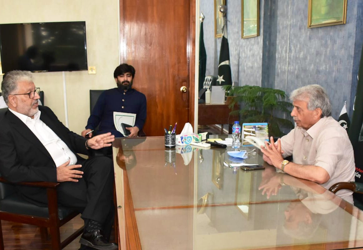 rana tanveer held a meeting with chair hec photo twitter