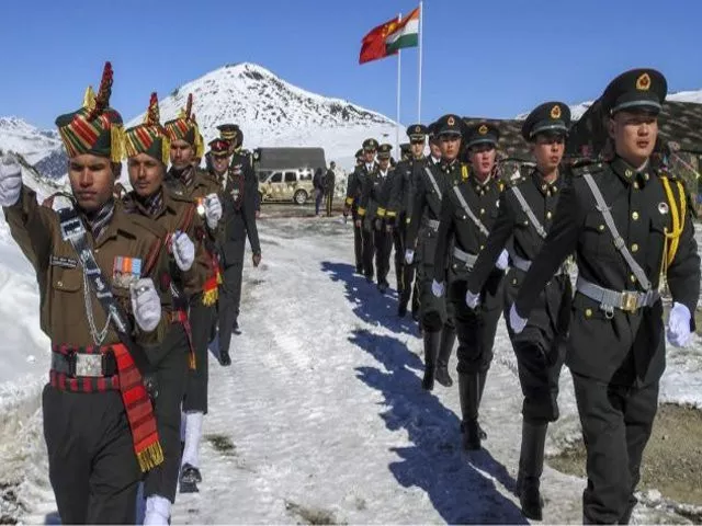 indian and chinese troops disengaging from himalayan area indian and chinese troops disengaging from himalayan area