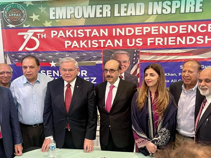 us senator with ambassador khan photo app