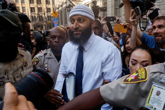 adnan syed whose case was chronicled in the hit podcast serial departs after a judge overturned syed s 2000 murder conviction and ordered a new trial photo reuters