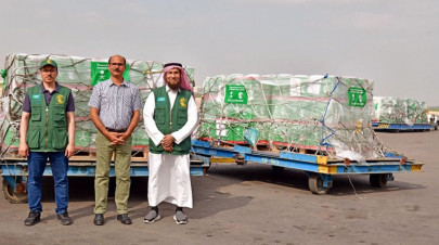 special planes carrying relief goods from ksa reach karachi