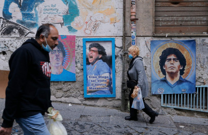 the cult of maradona runs strong in naples