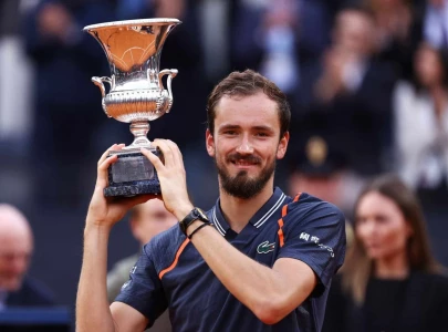 i never thought i could win clay title says medvedev