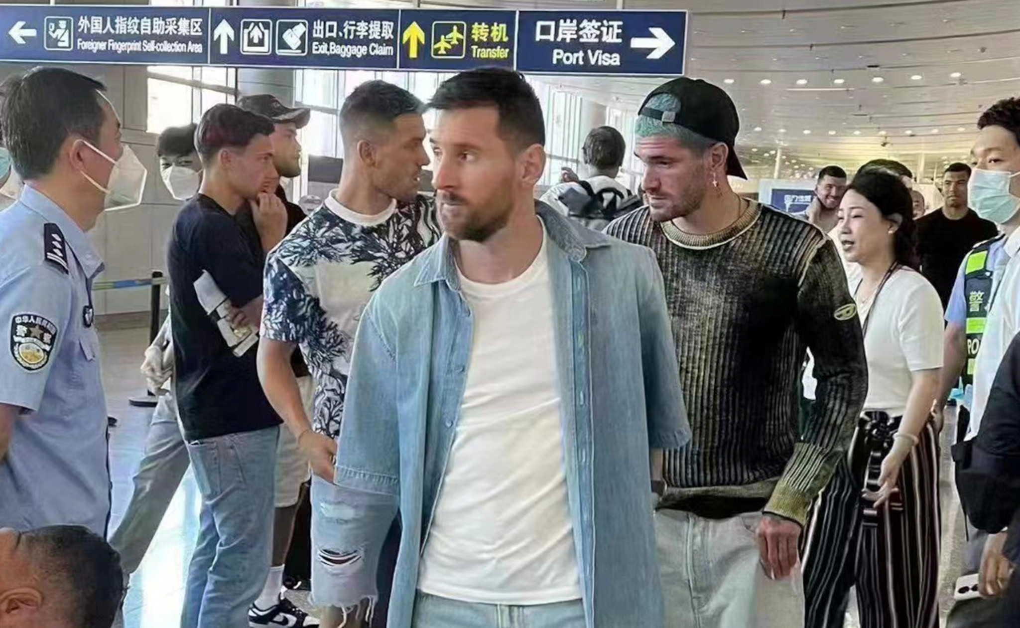 Messi gets rockstar welcome in China