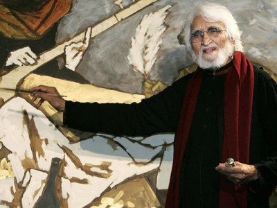 mf hussain a barefoot artist mf hussain a barefoot artist