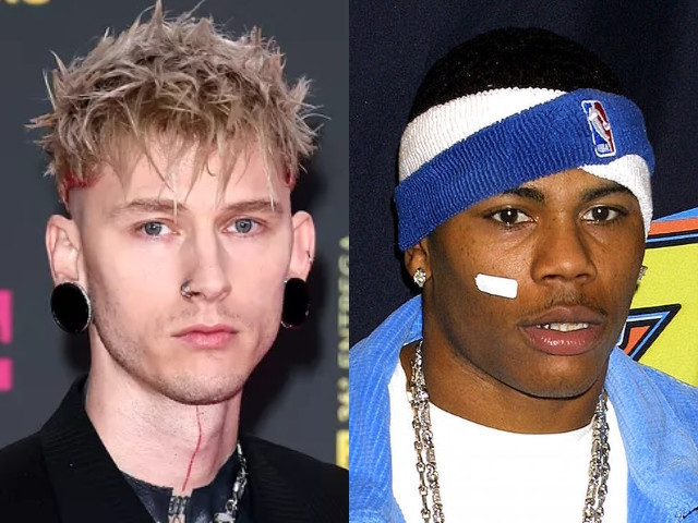 nelly joins machine gun kelly s cleveland concert despite recent arrest nelly joins machine gun kelly s cleveland concert despite recent arrest