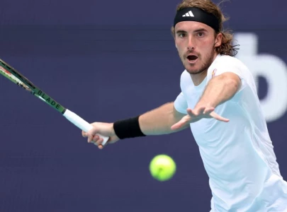tsitsipas wins after long wait in miami tsitsipas wins after long wait in miami