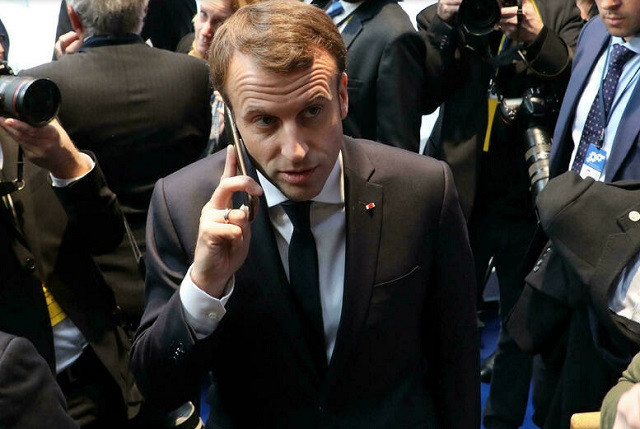 france s emmanuel macron was one of the heads of state whose phone number was targeted according to a media investigation photo afp file