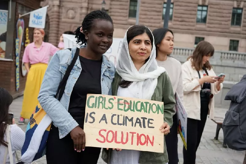 nobel peace prize winner malala yousafzai attends a fridays for future protest in stockholm sweden june 10 2022 photo reuters nobel peace prize winner malala yousafzai attends a fridays for future protest in stockholm sweden june 10 2022 photo reuters