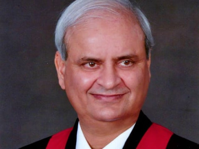 chief justice malik shahzad ahmad khan of the lahore high court photo file
