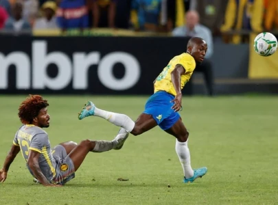 champions sundowns rescue point after blunder