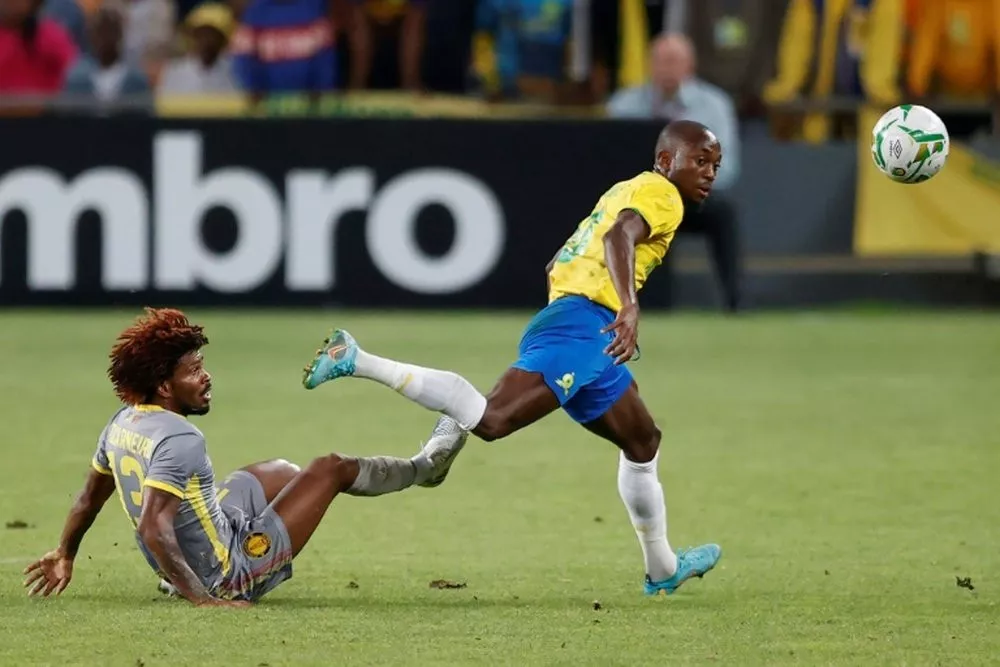 mamelodi sundowns fc won their sixth straight south african premiership title on april 1 photo afp mamelodi sundowns fc won their sixth straight south african premiership title on april 1 photo afp