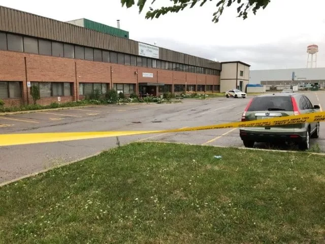toronto police said in a tweet that the man was stabbed in the neck he later died on scene photo courtesy cbc toronto police said in a tweet that the man was stabbed in the neck he later died on scene photo courtesy cbc