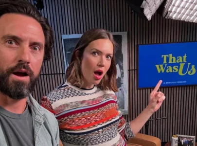 this is us reunion mandy moore and milo ventimiglia reunite for that was us podcast this is us reunion mandy moore and milo ventimiglia reunite for that was us podcast