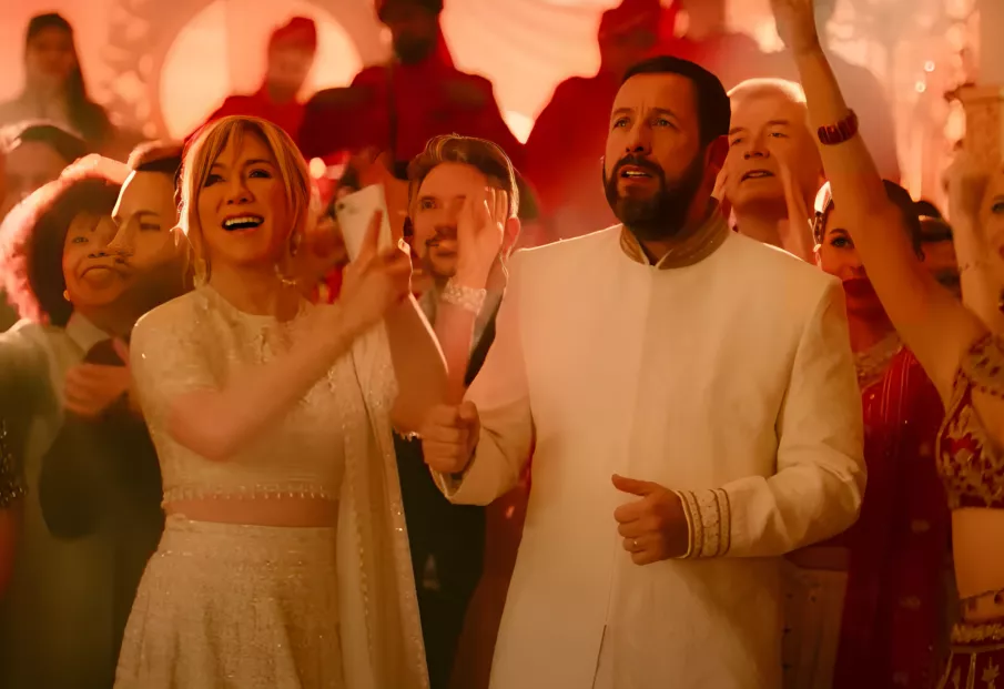 jennifer aniston stuns in manish malhotra lehenga choli for murder mystery 2