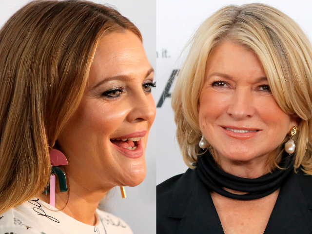 martha stewart pushes away drew barrymore during touchy feely interview moment