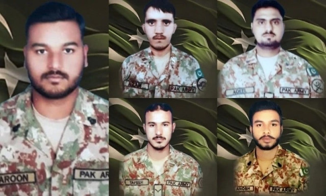 kurram attack martyrs sepoy muhammad azam khan havildar aqeel ahmed sepoy anosh rufun lance naik muhammad tafeer and sepoy haroon william photo ispr kurram attack martyrs sepoy muhammad azam khan havildar aqeel ahmed sepoy anosh rufun lance naik muhammad tafeer and sepoy haroon william photo ispr