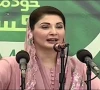 pml n leader maryam nawaz sharif addressing party workers on may 1 2023 screengrab
