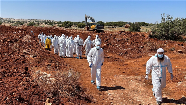 people who lost their lives in floods are buried in mass graves as the search and rescue operations continue in derna libya on september 16 2023 photo anadolu agency people who lost their lives in floods are buried in mass graves as the search and rescue operations continue in derna libya on september 16 2023 photo anadolu agency