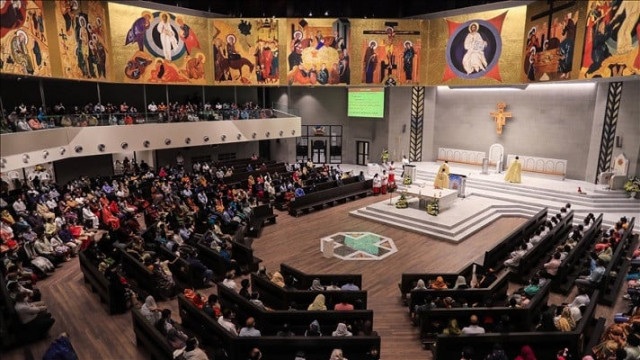 in first mass held in gulf s largest cathedral in bahrain in first mass held in gulf s largest cathedral in bahrain