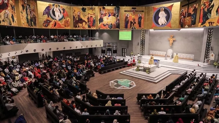 in first mass held in gulf s largest cathedral in bahrain in first mass held in gulf s largest cathedral in bahrain