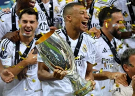 mbappe s dream debut as real madrid lift super cup