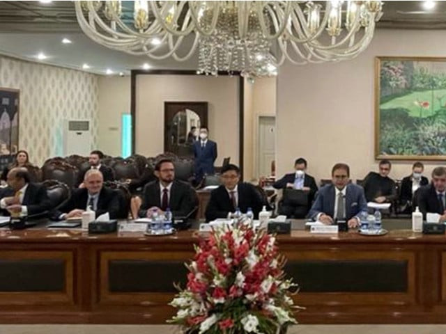 troika plus envoys meet in islamabad on nov 11 2021 screengrab troika plus envoys meet in islamabad on nov 11 2021 screengrab