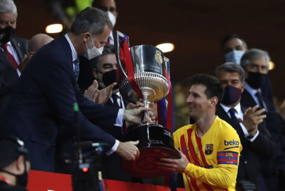 laporta certain messi will stay after leading barca to cup glory laporta certain messi will stay after leading barca to cup glory