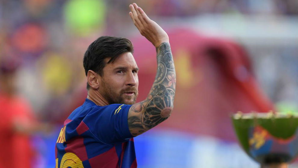 the 34 year old messi was reported to sign a new five year deal photo reuters